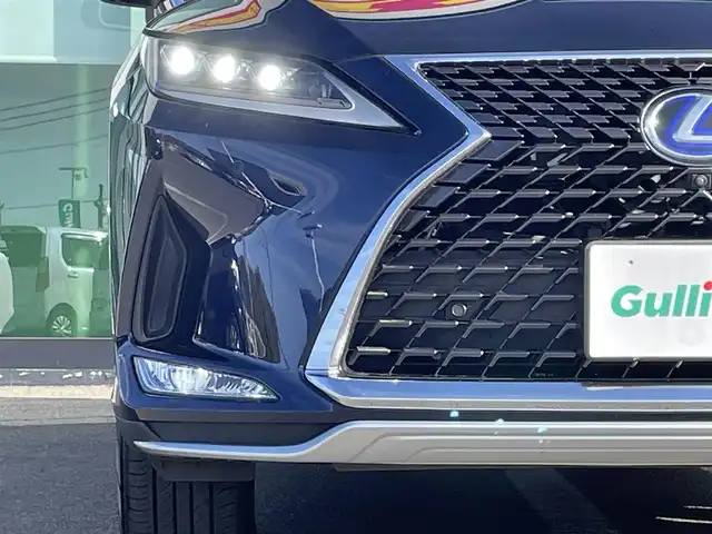 レクサス ＲＸ 450h バージョンL 和歌山県 2019(令1)年 3.2万km ディープブルーマイカ サンルーフ/純正ナビ/パノラミック/プリクラッシュセーフティ/HUD/PKSD/BSM/クリアランスソナー/横滑り防止装置/衝突被害軽減ブレーキ/クルーズコントロール/パドルシフト/純正ドライブレコーダー/置くだけ充電/パワーシート/電動リアゲート/ステアリングヒーター/シートヒーター/エアシート/三眼LED/オートライト/オートハイビーム/フォグランプ/純正アルミホイール