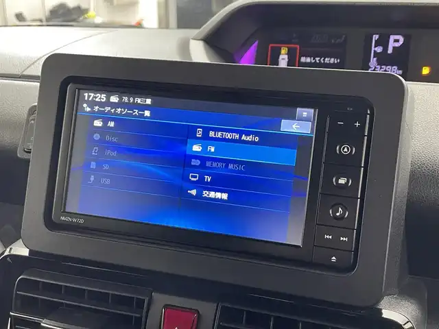 ダイハツ タント カスタム RS スタイルセレクション 滋賀県 2021(令3)年 2.4万km ファイアークォーツレッドM 純正7インチナビ/【Bluetooth/CD/DVD/フルセグTV】/ハーフレザーシート/両側パワースライドドア/全方位カメラ/追従クルーズコントロール/クリアランスソナー/LEDヘッドライト/オートマチックハイビーム/レーンキープアシスト/衝突被害軽減ブレーキ/前方ドライブレコーダー/D/Nシートヒーター/ビルトインETC/プッシュスタート/スマートキー/ステアリングリモコン