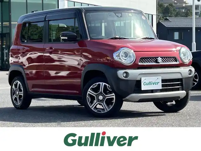 スズキ ハスラー X ターボ 島根県 2014(平26)年 7.8万km フェニックスレッドパール/ブルーイッシュブラックパール 4WD/ターボ/レーダーブレーキサポート/社外ナビ/CD/DVD/DTV/Bluetooth/バックカメラ/シートヒーター /アイドリングストップ/HIDオートライト/スマートキー/スペアキー /プッシュスタート/純正フロアマット/純正ドアバイザー/純正アルミホイール/革巻きステアリング/ETC