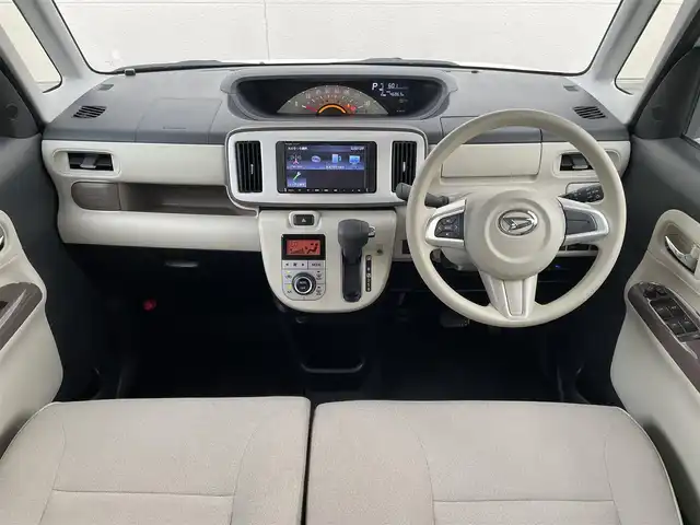 ダイハツ ムーヴ キャンバス X LTD メイクアップ SA Ⅲ 茨城県 2018(平30)年 4.7万km パールホワイトⅢ/スムースグレーマイカメタリック 2トーン スマートアシスト３/全方位カメラ/両側パワースライドドア/スマートキー/プッシュスタート/アイドリングストップ/前方ドライブレコーダー/オートライト/オートマチックハイビーム/レーンキープアシスト/前後コーナーセンサー/ストラーダナビ/純正フロアマット/フルセグTV/Wエアバック/ベンチシート