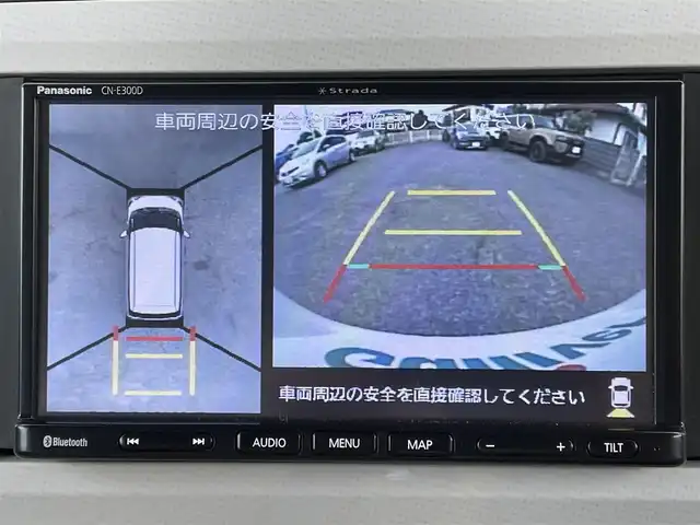 ダイハツ ムーヴ キャンバス X LTD メイクアップ SA Ⅲ 茨城県 2018(平30)年 4.7万km パールホワイトⅢ/スムースグレーマイカメタリック 2トーン スマートアシスト３/全方位カメラ/両側パワースライドドア/スマートキー/プッシュスタート/アイドリングストップ/前方ドライブレコーダー/オートライト/オートマチックハイビーム/レーンキープアシスト/前後コーナーセンサー/ストラーダナビ/純正フロアマット/フルセグTV/Wエアバック/ベンチシート