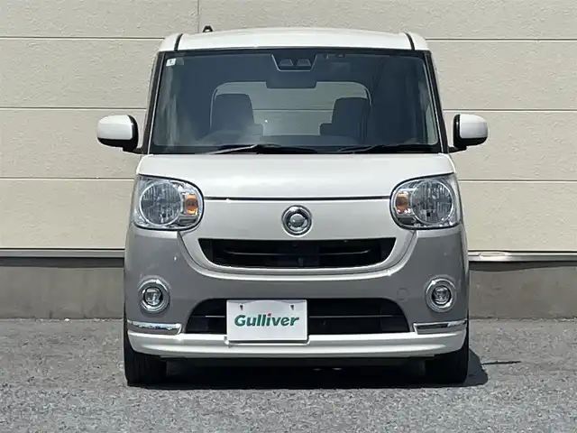 ダイハツ ムーヴ キャンバス X LTD メイクアップ SA Ⅲ 茨城県 2018(平30)年 4.7万km パールホワイトⅢ/スムースグレーマイカメタリック 2トーン スマートアシスト３/全方位カメラ/両側パワースライドドア/スマートキー/プッシュスタート/アイドリングストップ/前方ドライブレコーダー/オートライト/オートマチックハイビーム/レーンキープアシスト/前後コーナーセンサー/ストラーダナビ/純正フロアマット/フルセグTV/Wエアバック/ベンチシート