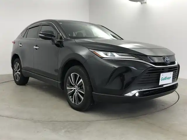 トヨタ ハリアー ハイブリッド G 愛知県 2023(令5)年 8.5万km プレシャスブラックパール トヨタセーフティーセンス/・衝突軽減/・プリクラッシュ/・レーダークルーズコントロール/純正ディスプレイナビ/・フルセグ/・Bluetooth/・Applecarplay/バックカメラ/ステアリングリモコン/革巻きステアリング/パワーシート/ハーフレザーシート/ETC2.0/純正フロアマット/純正AW