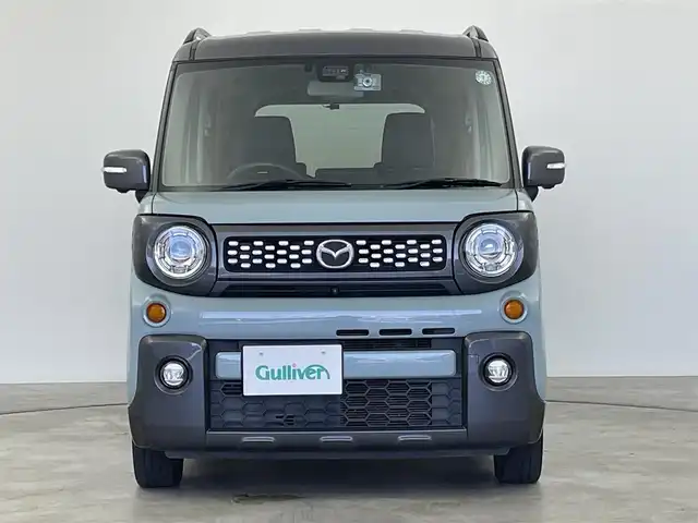 マツダ フレアワゴンタフスタイル ハイブリッドXT 群馬県 2019(令1)年 9.2万km 青 社外7インチナビ/全方位モニター/両側パワースライドドア/ハイビームアシスト/シートヒーター/ステアリングリモコン/コーナーセンサー/ETC/ドライブレコーダー/スマートキー/禁煙車