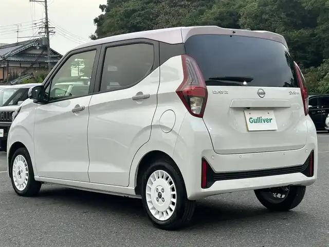 日産 デイズ ボレロ 大阪府 2024(令6)年 0.2万km ホワイトパール 9インチナビ（フルセグ/Bluetooth/USB)/車外カメラ（全方位/バック/フロント/サイド)/外装色ホワイトパール/ライラック（P67W13)/衝突被害軽減システム/レーンキープアシスト/横滑り防止装置/コーナーセンサー/アイドリングストップ/デジタルインナーミラー/ドライブレコーダー/ハーフレザー/純正フロアマット/純正LEDライト