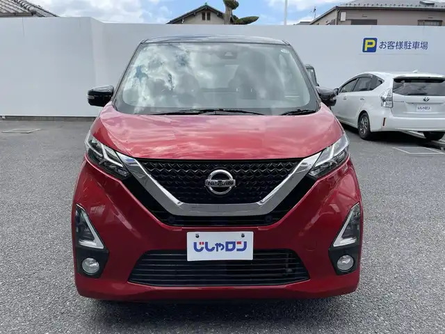 日産 デイズ ハイウェイスターX 埼玉県 2019(令1)年 8.1万km スパークリングレッド/ブラック (株)IDOMが運営する【じしゃロン鳩ヶ谷店】の自社ローン専用車両になりますこちらは現金またはオートローンご利用時の価格です。自社ローンご希望の方は別途その旨お申付け下さい/エマージェンシーブレーキ/ハイビームアシスト/ソナー/純正ＳＤナビ/　(CD/DVD/USB/SD/AUX/Bluetooth接続)/フルセグＴＶ/アラウンドビューモニター/ＥＴＣ２．０/純正ドライブレコーダー/ＬＥＤヘッドライト/サイド＆カーテンエアバッグ