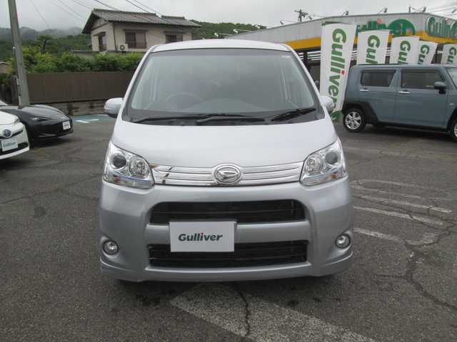 ダイハツ ムーヴ カスタム X LTD 広島県 2012(平24)年 4.5万km ブライトシルバーメタリック 純正メモリーナビ/エコアイドル/HIDライト/バックカメラ/スマートキー