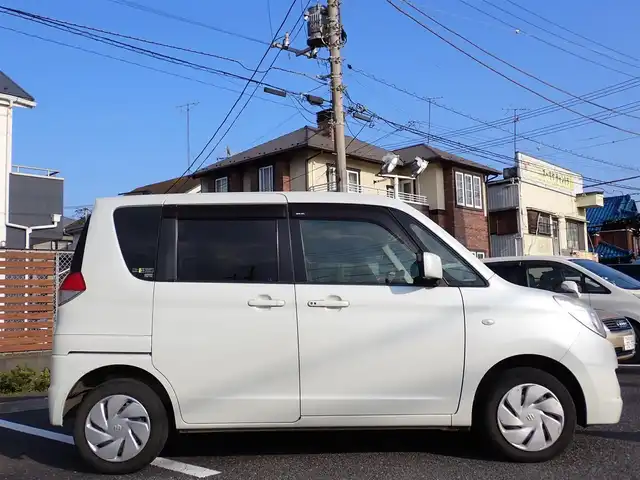 スズキ ソリオ G 千葉県 2012(平24)年 3.9万km パール ワンオーナー/純正オーディオ/・CD/AM/FM/バックカメラ/パワースライドドア/プッシュスタート/スマートキー2本/ドアバイザー/取扱説明書/保証書