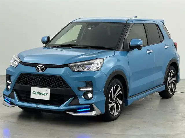 トヨタ ライズ Z 福岡県 2019(令1)年 6.3万km ターコイズブルーマイカメタリック モデリスタエアロ　/純正ナビ（フルセグＴＶ）　/全方位カメラ　/ビルトインＥＴＣ　/前後ドラレコ　/ＡＣＣ　/コーナーセンサー　/衝突軽減ブレーキ　/レーンキープ　/ＭＴモード付き　/シートヒーター　/純正１７インチＡＷ