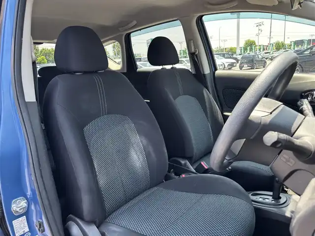 日産 ノート XVセレ +セーフ 奈良県 2015(平27)年 9.5万km シャイニングブルー 社外ナビ(フルセグTV/CD/DVD/AM・FM/AUX)/ETC/衝突被害軽減ブレーキ/LDW(車線逸脱警報)/踏み間違い防止アシスト/アイドリングストップ機能/ISOFIX/ドアバイザー/スマートキー/プッシュスタート