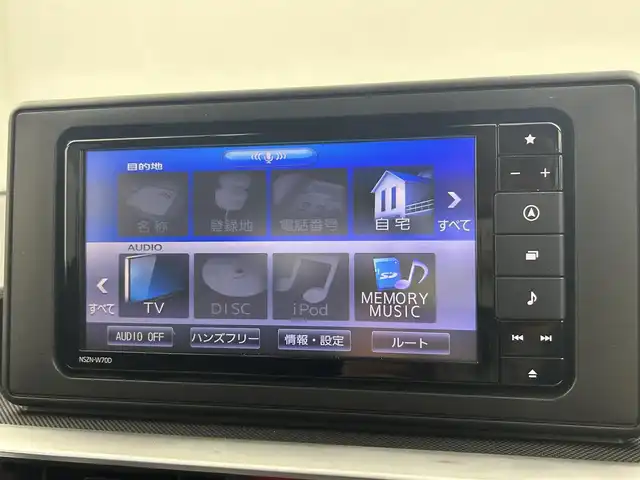 ダイハツ ロッキー G 千葉県 2020(令2)年 2.6万km ブラックマイカメタリック 禁煙車/衝突軽減ブレーキ/レーンキープアシスト/オートハイビーム/レーダークルーズコントロール/前後コーナーセンサー/純正メモリナビ/　CD/DVD/BT/フルセグ/バックカメラ/ビルトインETC/前席シートヒーター/ステアリングスイッチ/プッシュスタート＆スマートキー/純正17インチアルミホイール