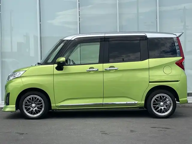 トヨタ ルーミー カスタムG－T 神奈川県 2018(平30)年 4.4万km フレッシュグリーンメタリック/シルバー2トーン 社外８型ナビ（MDV-S810L）/フルセグ/Bluetooth/CD/DVD/USB/HDMI/両側パワースライドドア　/クルーズコントロール　/バックカメラ　/シートヒーター　/コーナーセンサー　/ビルドインETC　/ドライブレコーダー　/LEDヘッドライト　/フォグライト　/オートライト/スマートキー/プッシュスタート/純正フロアマット/社外アルミホイール/ABS/横滑り防止装置/盗難防止装置/レーンキープアシスト/取扱説明書/保証書