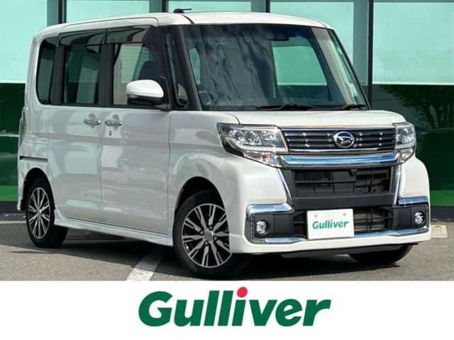 ダイハツ タント カスタム X トップED SA Ⅲ 和歌山県 2019(令1)年 5万km パールホワイトⅢ 純正8インチナビ/フルセグTV/全方位カメラ/衝突軽減ブレーキ/横滑り防止機能/アイドリングストップ/両側パワースライドドア/シートヒーター/ETC/LEDヘッドライト/オートライト/オートマチックハイビーム/フォグランプ/プッシュスタート/スマートキー/純正フロアマット/純正AW