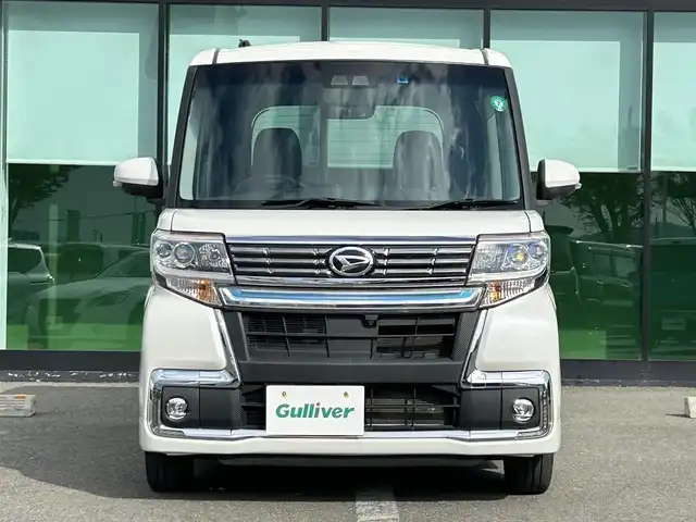 ダイハツ タント カスタム X トップED SA Ⅲ 和歌山県 2019(令1)年 5万km パールホワイトⅢ 純正8インチナビ/フルセグTV/全方位カメラ/衝突軽減ブレーキ/横滑り防止機能/アイドリングストップ/両側パワースライドドア/シートヒーター/ETC/LEDヘッドライト/オートライト/オートマチックハイビーム/フォグランプ/プッシュスタート/スマートキー/純正フロアマット/純正AW