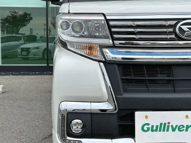 ダイハツ タント カスタム X トップED SA Ⅲ 和歌山県 2019(令1)年 5万km パールホワイトⅢ 純正8インチナビ/フルセグTV/全方位カメラ/衝突軽減ブレーキ/横滑り防止機能/アイドリングストップ/両側パワースライドドア/シートヒーター/ETC/LEDヘッドライト/オートライト/オートマチックハイビーム/フォグランプ/プッシュスタート/スマートキー/純正フロアマット/純正AW