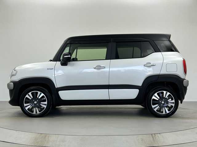 スズキ クロスビー HYBRID MZ 奈良県 2025(令7)年 0.5万km ピュアホワイトパール/ブラック2トーンルーフ 純正8インチナビ/フルセグ CD DVD BT MSV USB/全方位モニター/デュアルブレーキサポート/レーン逸脱警報システム/レーダークルーズコントロール/コーナーセンサー/純正ドライブレコーダー/ビルトインETC/アイドリングストップ/LEDヘッドライト/フォグライト/オートライト/パドルシフト/4WD/純正マット/ドアバイザー/スマートキー/プッシュスタート