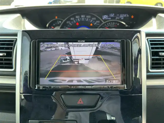 ダイハツ タント カスタム RS トップED SAⅡ 静岡県 2016(平28)年 6.4万km ブラックマイカメタリック 両側パワースライド/社外メモリナビ・フルセグTV/DVD/CD/USB/SD/Bluetooth/バックカメラ/純正エアロ/純正15インチアルミホイール/スマートアシスト/LEDライト/スマートキー2個/プッシュスタート/取扱説明書/ナビ取扱説明書