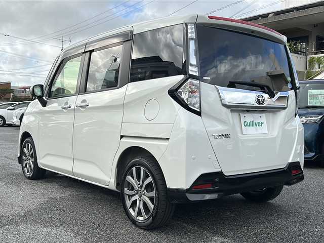 トヨタ タンク カスタムG－T 沖縄県 2020(令2)年 4.1万km パールホワイトⅢ 純正ナビ　/　（ＡＭ／ＦＭ／ＣＤ／ＤＶＤ／ＢＴ／ＴＶ）　/バックカメラ　/両側パワスラ　/ドラレコ　/クルコン　/ＥＴＣ　/コーナーセンサー　/シートヒーターＤ／Ｎ席 /アイドリングストップ /衝突軽減装置