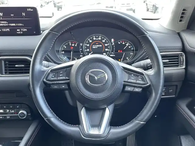 マツダ ＣＸ－５ XD ブラックトーンエディション 岡山県 2022(令4)年 5万km ジェットブラックマイカ 純正10.25インチセンターディスプレイ/Bluetooth、AM、FM/Apple Carplay、Android　Auto/全方位カメラ/運転席メモリーシート/パワーシート/ワイヤレス充電/前席シートヒーター/ステアリングヒーター/ハンズフリー機能付きパワーバックドア/アドバンスドスマートシティブレーキアシスト/スマートシティブブレーキサポート/AT誤発進抑制制御/レーダークルーズコントロール/車線逸脱警報システム/ブラインドスポットモニタリング/ドライバーアテンションアラート/リアパーキングセンサー/アダブティブLEDヘッドライト/レーンキープアシストシステム/交通標識認識システム