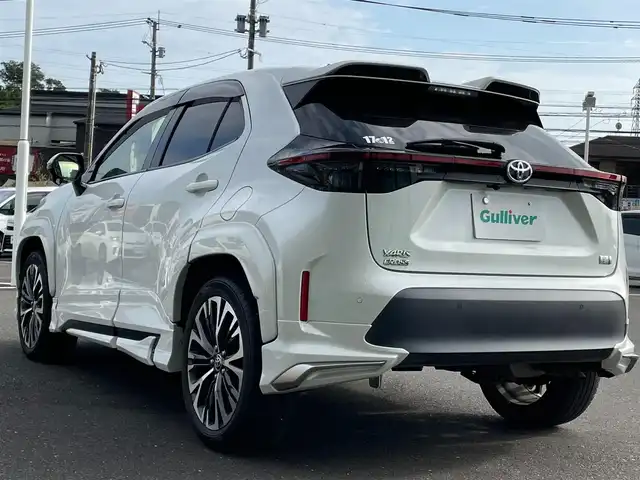 トヨタ ヤリスクロス ハイブリッド Z 鹿児島県 2021(令3)年 3.4万km ホワイトパールクリスタルシャイン 純正ナビ/（Bluetooth/TV）/モデリスタフルエアロ/バックカメラ/クルーズコントロール/LEDオートライト/アイドリンクストップ/オートエアコン/スマートキー/ETC