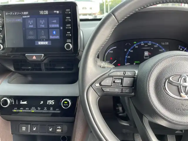トヨタ ヤリスクロス ハイブリッド Z 鹿児島県 2021(令3)年 3.4万km ホワイトパールクリスタルシャイン 純正ナビ/（Bluetooth/TV）/モデリスタフルエアロ/バックカメラ/クルーズコントロール/LEDオートライト/アイドリンクストップ/オートエアコン/スマートキー/ETC