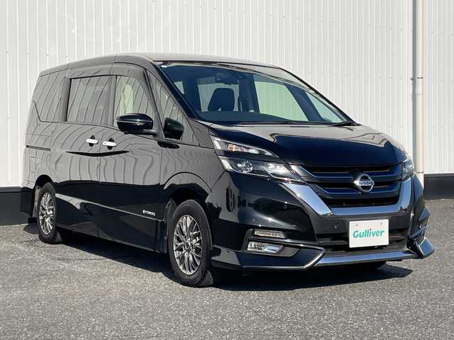 日産 セレナ e－パワー ハイウェイスター V 千葉県 2019(平31)年 6.1万km ダイヤモンドブラック 純正9インチナビ/全周囲カメラ/デジタルインナーミラー/ドライブレコーダー/パーキングアシスト/衝突被害軽減システム/車線逸脱警報/バックカメラ/クルーズコントロール/両側パワースライドドア/横滑り防止装置/ETC/アイドリングストップ/LEDヘッドライト/フォグランプ/オートライト/ウィンカーミラー/電動格納ミラー/社外15インチAW/シートリフター/プッシュスタート/スマートキー/フロアマット/スペアキー/取扱説明書/保証書
