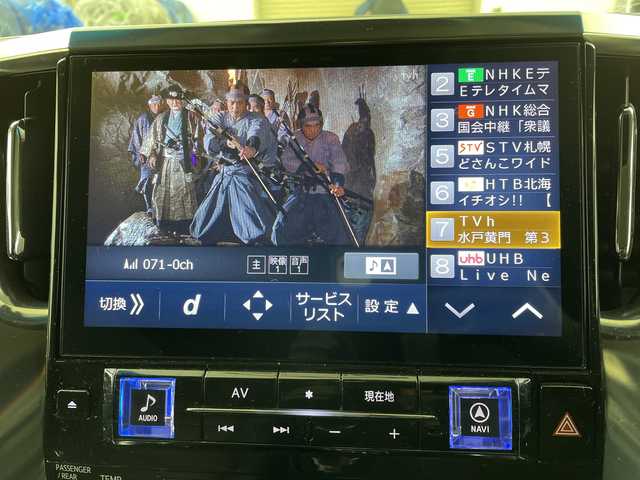 トヨタ ヴェルファイア Z Gエディション 道央・札幌 2019(令1)年 4万km ブラック ・4WD/トヨタセーフティセンス/・モデリスタエアロ/寒冷地仕様/・社外アルパイン11インチ　ナビ/・CD/DVD/BT/フルセグTV）/・バックカメラ/・フリップダウンモニター/・前席シートヒーター/シートベンチレーション/・前席パワーシート/レザーシート/・２列目パワーシート/オットマンシート/・追従クルーズコントロール/・LEDオートライト/オートハイビーム/・両側パワースライドドア/・パワーバックドア/・デジタルインナーミラー/・ビルドインETC