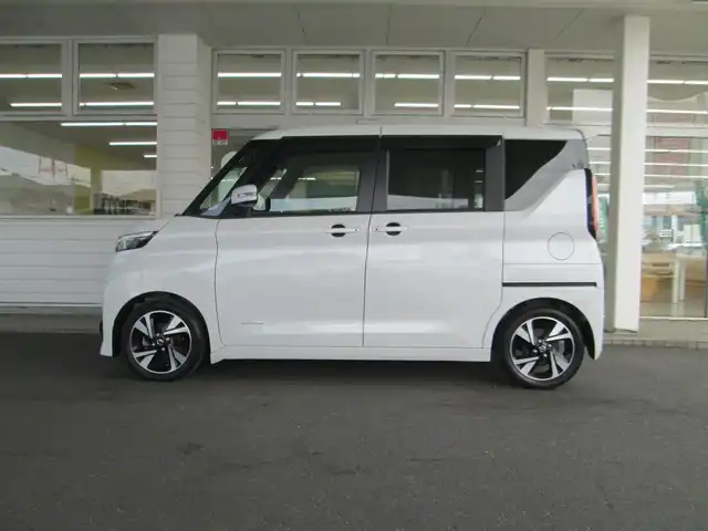 日産 ルークス HWS Gターボ プロパイロットED 千葉県 2020(令2)年 1.2万km ホワイトパール アラウンドビューモニター/エマージェンシーブレーキ/車線逸脱警報(支援有)/LEDヘッドライト&LEDフォグランプ/両側パワースライドドア/ハンズフリーオートスライドドア/レーダークルーズコントロール/前後コーナーセンサー/スペアキー/新車時保証書