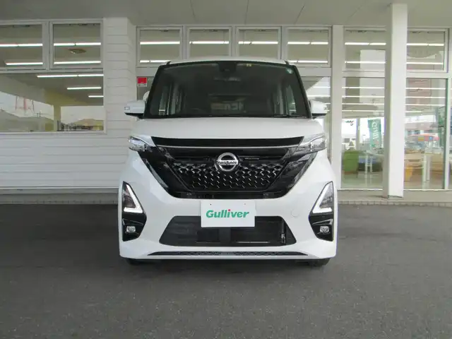 日産 ルークス HWS Gターボ プロパイロットED 千葉県 2020(令2)年 1.2万km ホワイトパール アラウンドビューモニター/エマージェンシーブレーキ/車線逸脱警報(支援有)/LEDヘッドライト&LEDフォグランプ/両側パワースライドドア/ハンズフリーオートスライドドア/レーダークルーズコントロール/前後コーナーセンサー/スペアキー/新車時保証書