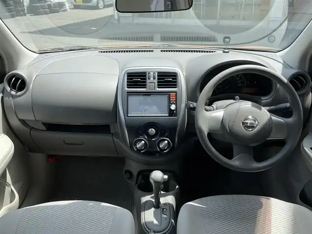 日産 マーチ 12X 宮城県 2014(平26)年 2.1万km サンライトオレンジ 登録時走行距離20761km/純正ナビ/フルセグテレビ/アイドリングストップ/ドアバイザー/純正フロアマット/プッシュスタート/スマートキー/ETC