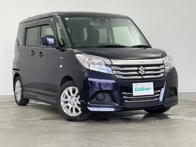 スズキ ソリオ HV MX 新潟県 2019(令1)年 2.7万km ミッドナイトバイオレットメタリック 純正ナビ/片側パワースライドドア/D席シートヒーター/全方位カメラ/デュアルカメラブレーキサポート/レーダークルーズコントロール