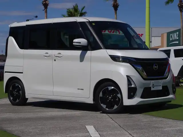 日産 ルークス HWS X プロパイロットED 福島県 2020(令2)年 4.6万km ホワイトパール エマージェンシーブレーキ/プロパイロット/インテリジェントクルーズコントロール/ハンズフリー両側パワースライドドア/9インチ純正SDナビ/地デジTV/【DVD/CD再生機能】/アラウンドビューモニター/ステアリングスイッチ/ETC/LEDヘッドライト/フォグライト/ウインカーミラー/コーナーセンサー/純正14インチアルミホイル/サイド/カーテンエアバッグ/インテリジェントキー