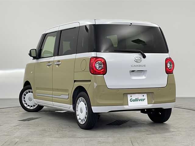 ダイハツ ムーヴ キャンバス ストライプス G 愛知県 2022(令4)年 1.9万km シャイニングホワイトパール/サンドベージュメタリック /ＫＥＮＷＯＯＤナビ(MDV-D208BTW)//ＣＤ　ＤＶＤ　ＢＴ　ＵＳＢ　ＳＤ　ＡＵＸ　ＦＭ　ＡＭ　//アラウンドビューモニター　//前後クリアランスソナー//ウェルカムオープン機能付両側パワースライドドア　　//スマートアシスト　//ＥＴＣ　//前席ホッとカップホルダー//LEDオートライト//スマートキー//スペアキー//カラーマルチインフォメーションディスプレイ//取扱説明書//ナビ取扱説明書