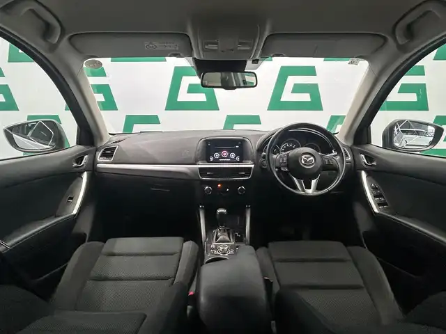 マツダ ＣＸ－５ XD 鹿児島県 2016(平28)年 5.1万km ソニックシルバーM 純正SDナビ/【Bluetooth/フルセグTV/CD/DVD】/バックカメラ/サイドカメラ/ビルトインETC/スマートシティブレーキサポート/レーンキープアシスト/クルーズコントロール/革巻きステアリング/LEDヘッドライト/オートライト/純正17インチアルミホイール/スマートキー/プッシュスタート/横滑り防止装置