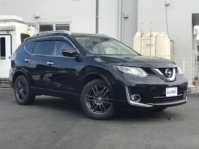 日産 エクストレイル モード・プレミア 栃木県 2015(平27)年 8.7万km ダイヤモンドブラック 株)IDOMが運営する【じしゃロン小山店】の自社ローン専用車両になります。こちらは現金またはオートローンご利用時の価格です。自社ローンご希望の方は別途その旨お申付け下さい//禁煙車/純正フルセグナビ/（CD/DVD/AM/FMラジオ）/(Bluetooth)/スマートキー/プッシュスタート/バックカメラ/ＥＴＣ/エマージェンシーブレーキ/サンルーフ/アイドリングストップ/電動格納ドアミラー/パワーウインドウ/オートライト