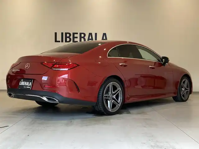 メルセデス・ベンツ ＣＬＳ２２０ｄ スポーツ エクスクルーシブPKG 熊本県 2019(令1)年 4.2万km ヒヤシンスレッド スライディングサンルーフ/フルレザーシート/純正ナビ/Bluetooth/USB/SD/AppleCarPlay/AndroidAuto/フルセグTV/純正19インチアルミホイール/Burmesterサウンドシステム/ETC/道路標識アシスト/アクティブブレーキアシスト/アテンションアシスト/レーンチェンジアシスト/ブラインドスポットモニター/インテリジェントライトシステム/アダプティブクルーズコントロール/前席パワーシート/全席シートヒーター/前席シートクーラー/純正パフュームアトマイザー/LEDヘッドライト/パワーバックドア
