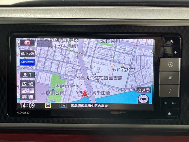 ダイハツ キャスト アクティバ G リミテッド SAⅢ 広島県 2018(平30)年 4.4万km ファイアークォーツレッドM 純正ナビ/全周囲カメラ/シートヒーター/ドラレコ/ＬＥＤヘッドライト/コーナーセンサー/レーンキープアシスト/衝突軽減/オートマチックハイビーム/踏み間違い防止/フォグランプ/純正アルミホイール(165/60/R15)/フルセグＴＶ/エアバッグ(運転席/助手席)