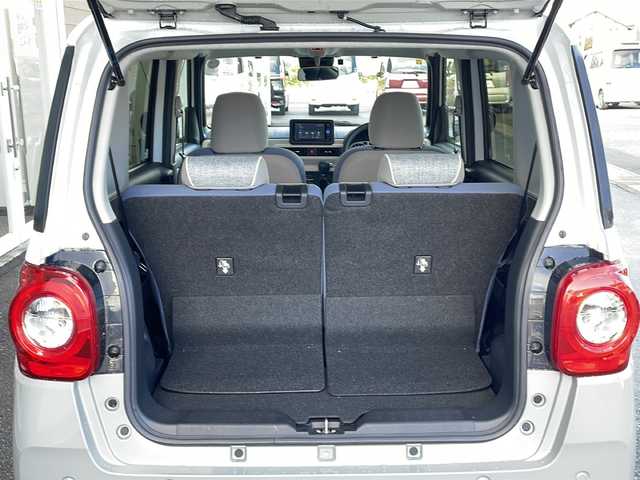 ダイハツ ムーヴ キャンバス ストライプス G 愛知県 2023(令5)年 1.8万km シャイニングホワイトパール/スムーズグレーマイカメタリック 禁煙車/AM/FM/CD/DVD/USB/純正ナビ/フルセグTV/アラウンドビュー/衝突軽減ブレーキ/前後コーナーセンサー/両側パワースライドドア/前席シートヒーター/ホットカップホルダー/アイドリングストップ/ETC/サイドエアバッグ/電子パーキング/盗難防止/純正フロアマット/プッシュスタート/電動格納ミラー/スマートキー