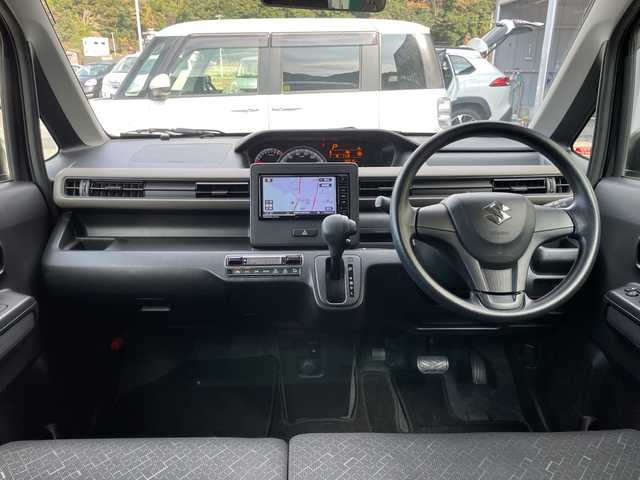 スズキ ワゴンＲ HYBRID FX 愛媛県 2021(令3)年 3.5万km アーバンブラウンパールメタリック 純正ナビ（Panasonic）/・Bluetooth/・CD/DVD/フルセグTV/衝突被害軽減ブレーキ/横滑り防止装置/レーンキープ/コーナーセンサー/アイドリングストップ/シートヒーター/オートライト/純正14インチAW/社外フロアマット/スマートキー/スペアキー