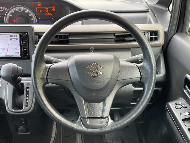 スズキ ワゴンＲ HYBRID FX 愛媛県 2021(令3)年 3.5万km アーバンブラウンパールメタリック 純正ナビ（Panasonic）/・Bluetooth/・CD/DVD/フルセグTV/衝突被害軽減ブレーキ/横滑り防止装置/レーンキープ/コーナーセンサー/アイドリングストップ/シートヒーター/オートライト/純正14インチAW/社外フロアマット/スマートキー/スペアキー