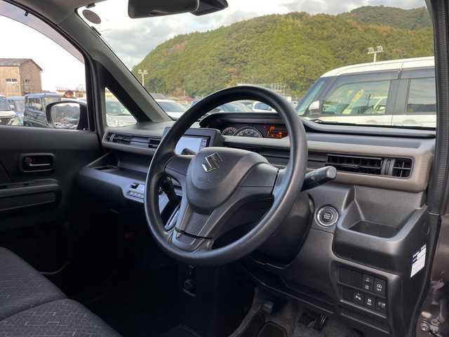 スズキ ワゴンＲ HYBRID FX 愛媛県 2021(令3)年 3.5万km アーバンブラウンパールメタリック 純正ナビ（Panasonic）/・Bluetooth/・CD/DVD/フルセグTV/衝突被害軽減ブレーキ/横滑り防止装置/レーンキープ/コーナーセンサー/アイドリングストップ/シートヒーター/オートライト/純正14インチAW/社外フロアマット/スマートキー/スペアキー