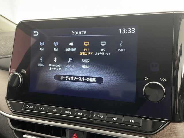 日産 オーラ G レザーエディション 宮崎県 2022(令4)年 4.4万km ミッドナイトブラック/サンライズカッパー 禁煙車/エマージェンシーブレーキ/純正9型ディスプレイオーディオナビTV/（高解像度モニター/Bluetooth/USB/HDMI/フルセグTV)/純正BOSEサウンドシステム/純正ドライブレコーダー/純正ビルトイン2.0ETC/純正LEDオートライト/純正LEDフォグ/純正17インチアルミ/純正フロアマット/黒本革シート/プロパイロット/アラウンドビューモニター/クリアランスソナー/ブラインドスポットモニター/スマートルームミラー/電子パーキング/オートホールド/オートエアコン/本革巻ハンドル/インテリジェントキー/プッシュエンジンスタート/スペアキー/新車時保証書/取扱い説明書