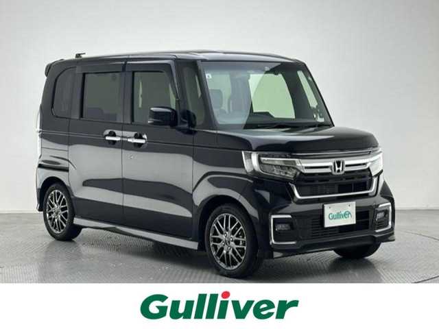 ホンダ Ｎ ＢＯＸ カスタム L ターボ 兵庫県 2021(令3)年 3.4万km クリスタルブラックパール ホンダセンシング/レーダークルーズコントロール/純正SDナビ＆フルセグTV/（CD＆DVD＆BT＆SD再生可）/バックカメラ/両側パワースライドドア/パドルシフト/オートライト＆ハイビーム/LEDライト/ステアリングリモコン/ハーフレザーシート/シートヒーター/ETC2.0/スマートキー/プッシュスタート/Wエアバック/保証書/取扱説明書