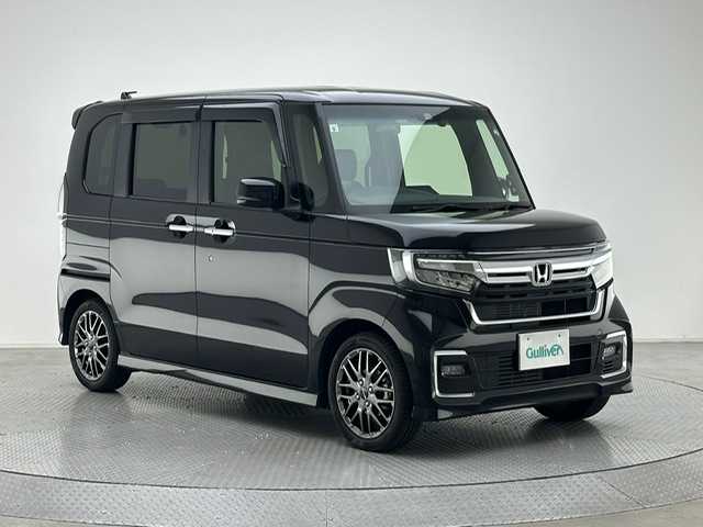 ホンダ Ｎ ＢＯＸ カスタム L ターボ 兵庫県 2021(令3)年 3.4万km クリスタルブラックパール ホンダセンシング/レーダークルーズコントロール/純正SDナビ＆フルセグTV/（CD＆DVD＆BT＆SD再生可）/バックカメラ/両側パワースライドドア/パドルシフト/オートライト＆ハイビーム/LEDライト/ステアリングリモコン/ハーフレザーシート/シートヒーター/ETC2.0/スマートキー/プッシュスタート/Wエアバック/保証書/取扱説明書