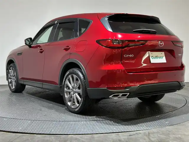 マツダ ＣＸ－６０ XD Lパッケージ 愛媛県 2023(令5)年 3.6万km ソウルレッドクリスタルM ・１２．３型ナビ/（フルセグ／Ｂｌｕｅｔｏｏｔｈ／ＵＳＢ／スマホ連携）/・全方位カメラ/・衝突軽減ブレーキ/・レーンキープアシスト/・前後コーナーセンサー/・ＤＮ席パワーシート/シートヒーター/・レザーシート/・オートマチックハイビーム/・電動リアゲート