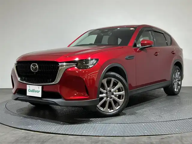 マツダ ＣＸ－６０ XD Lパッケージ 愛媛県 2023(令5)年 3.6万km ソウルレッドクリスタルM ・１２．３型ナビ/（フルセグ／Ｂｌｕｅｔｏｏｔｈ／ＵＳＢ／スマホ連携）/・全方位カメラ/・衝突軽減ブレーキ/・レーンキープアシスト/・前後コーナーセンサー/・ＤＮ席パワーシート/シートヒーター/・レザーシート/・オートマチックハイビーム/・電動リアゲート