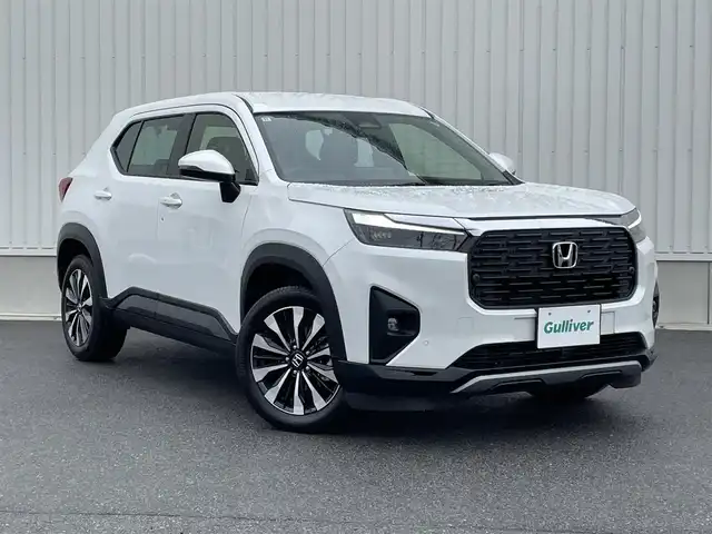 ホンダ ＷＲ－Ｖ Z 群馬県 2024(令6)年 0.5万km プラチナホワイトパール 純正8インチナビ（FM/AM/TV/BT）/フルセグTV/ホンダセンシング/・衝突軽減ブレーキ/・レーンキープアシスト/・踏み間違い衝突軽減/・レーンキープアシスト/・パーキングセンサー/・アダプティブクルーズコントロール/・横滑り防止装置/バックカメラ/純正フロアマット/純正アルミホイール/ワンオーナー/ステアリングスイッチ/革巻きステアリング/フォグライト/スマートキー/パワーステアリング/パワーウィンドウ/取扱説明書/保証書