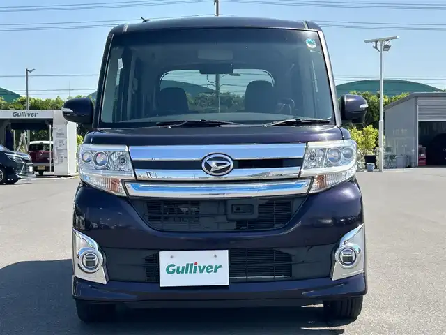 ダイハツ タント カスタム RS トップED SA 岡山県 2015(平27)年 6.3万km ナイトシャドーパープルクリスタルM 純正ナビ　/両側パワースライドドア /Ｂカメラ　/衝突軽減　/横滑り防止　/アイドリングストップ　/Ｂｌｕｅｔｏｏｔｈ /USB入力端子　/ミュージックプレイヤー　/ETC　/AAC　/オートライト　/LED　/純正AW