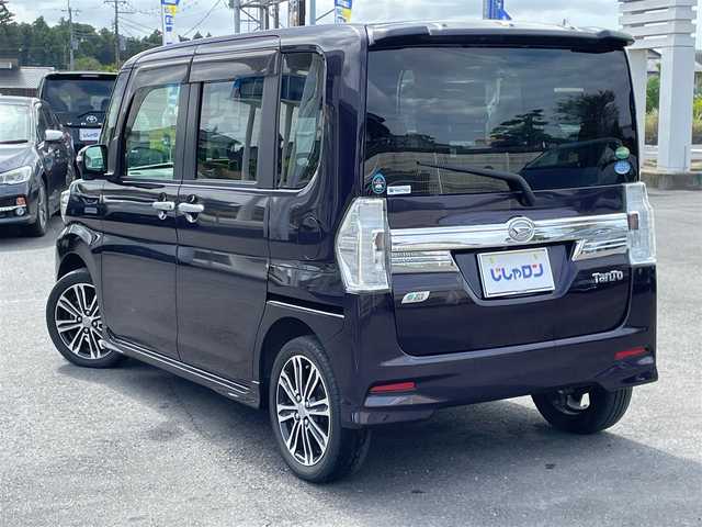 ダイハツ タント カスタム RS トップED SA 茨城県 2015(平27)年 6.3万km ナイトシャドーパープルクリスタルM (株)IDOMが運営する【じしゃロン水戸店】の自社ローン専用車両になりますこちらは現金またはオートローンご利用時の価格です。自社ローンご希望の方は別途その旨お申付け下さい/純正ナビ　/両側パワースライドドア /Ｂカメラ　/衝突軽減　/横滑り防止　/アイドリングストップ　/Ｂｌｕｅｔｏｏｔｈ /USB入力端子　/ミュージックプレイヤー　/ETC　/AAC　/オートライト　/LED　/純正AW