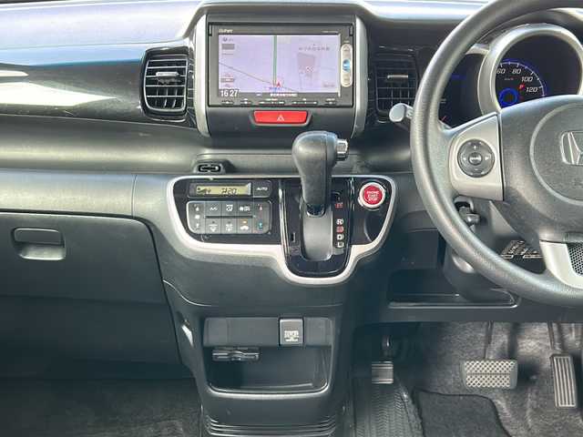 ホンダ Ｎ ＢＯＸ カスタム SSパッケージ 愛知県 2014(平26)年 12.7万km スマートブラック /禁煙//純正ナビ/地デジ/CD/DVD/BT//バックカメラ/ETC//両側パワスラ//プッシュスタート/スマートキー//HIDオートライト/フォグ//あんしんパッケージ/CTBA//純正フロアマット//純正ドバイザー//電動格納ウインカーミラー//純正14インチAW//新車時保証書//取扱説明書//スペアスマートキー有